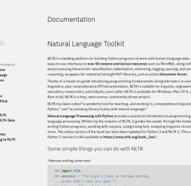 NLTK :: Natural Language Toolkit