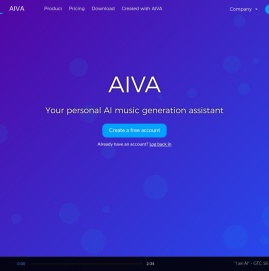 AIVA, the AI Music Generation Assistant
